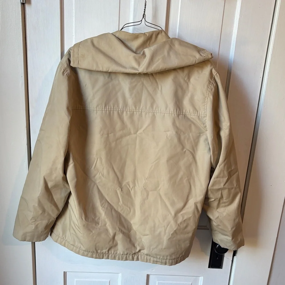 Vintage Trumpeter Canvass‎ Jacket with Red Plaid Interior